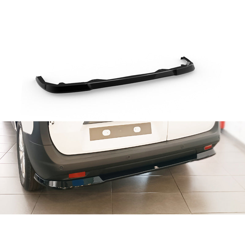 Motordrome, Rear bumper skirt, ABS, Gloss black, Fits Ford Transit Courier (B460) 2023-