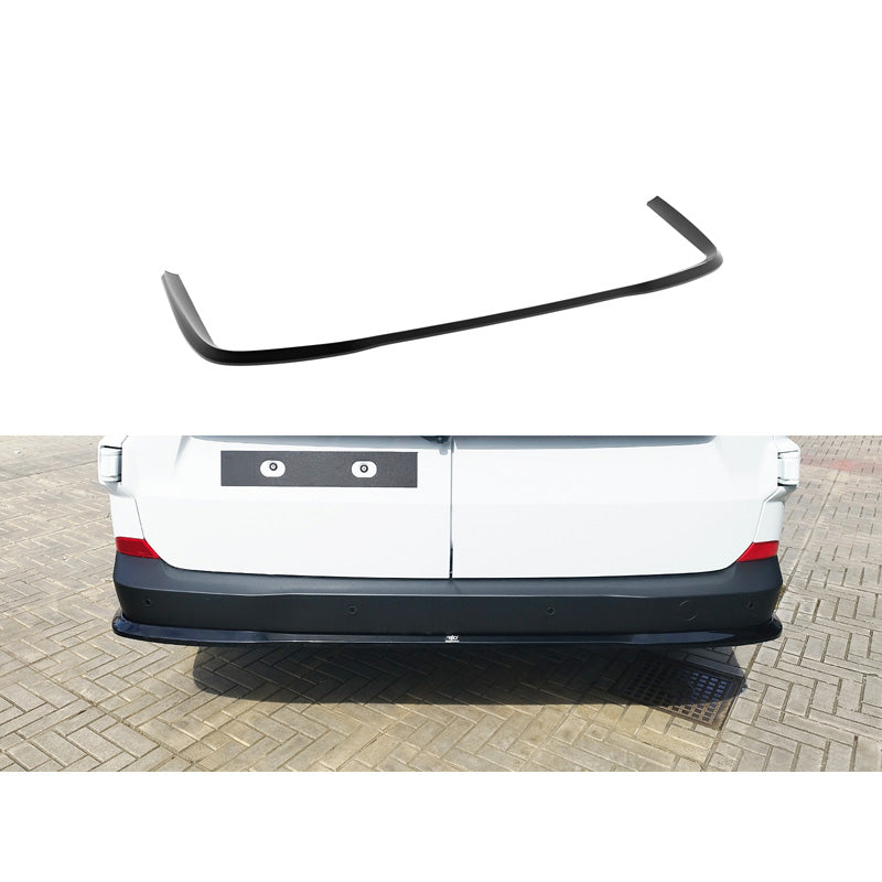 Motordrome, Rear Lip, ABS, fits Ford Transit Custom (V710) (2023-) / Volkswagen Transporter T7 (2024-) (without mud flaps)