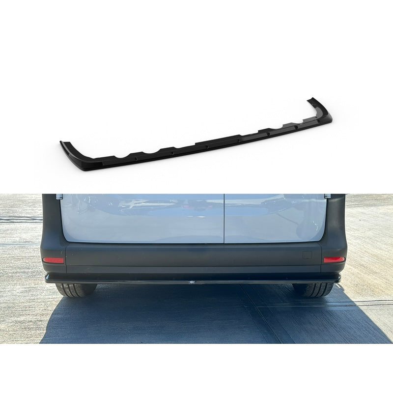 Motordrome, Rear bumper skirt (Diffuser), Fits Mercedes Citan & Citan Tourer (W420) 2021- (ABS Gloss black)