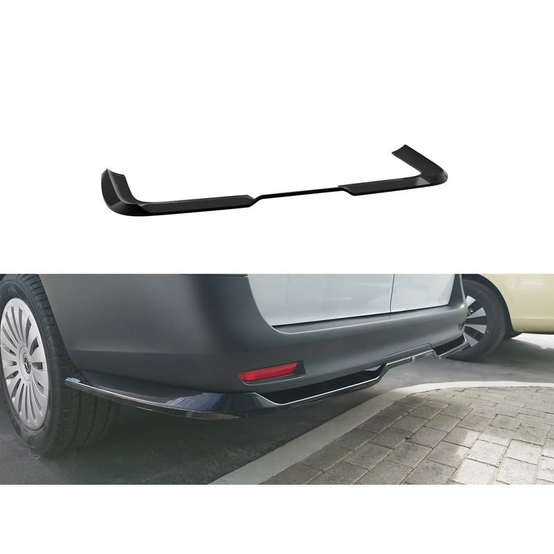 Motordrome, Jupe de pare-chocs arrière (Diffuseur), ABS, Compatible avec Mercedes Vito W447 LWB Facelift 2024-