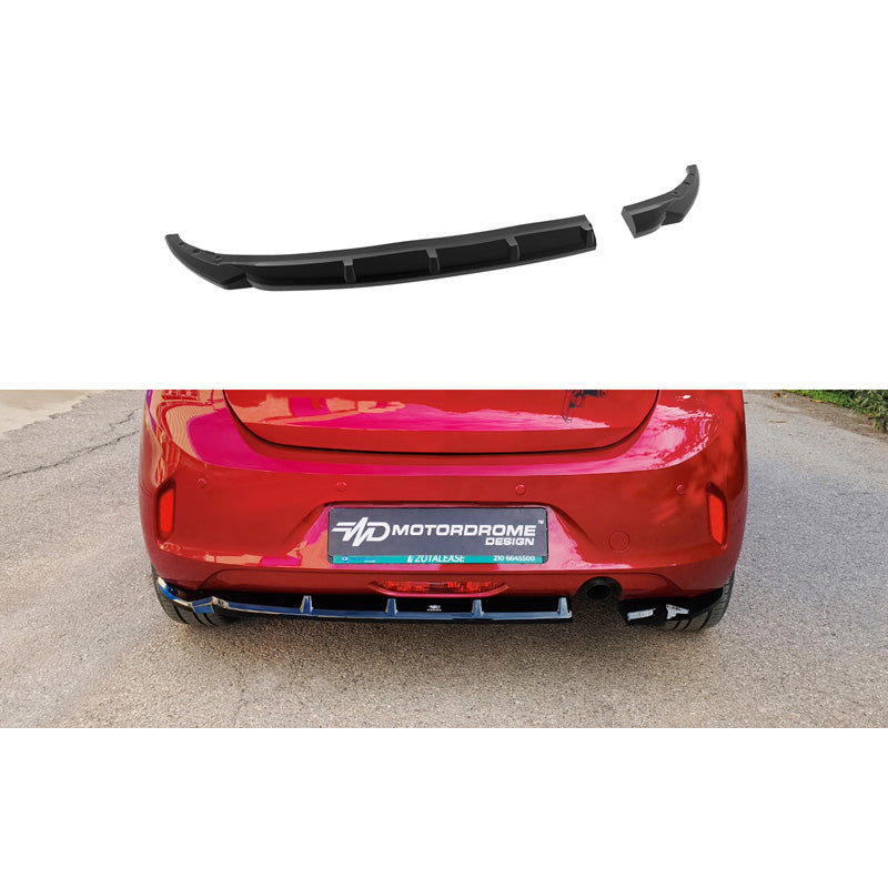 Motordrome, Rear Lower Lip, fits Opel Corsa F (excl. GS-Line) (2019-), ABS