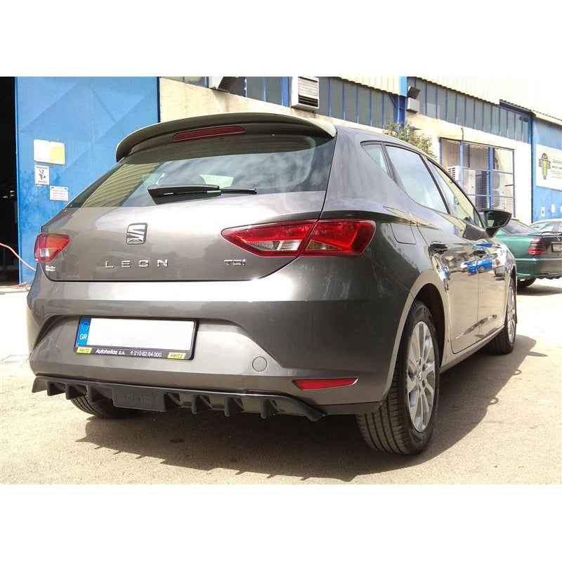 Motordrome, jupe de pare-chocs arrière (diffuseur), convient à Seat Leon 5F 5 portes 2013-2017 (ABS)