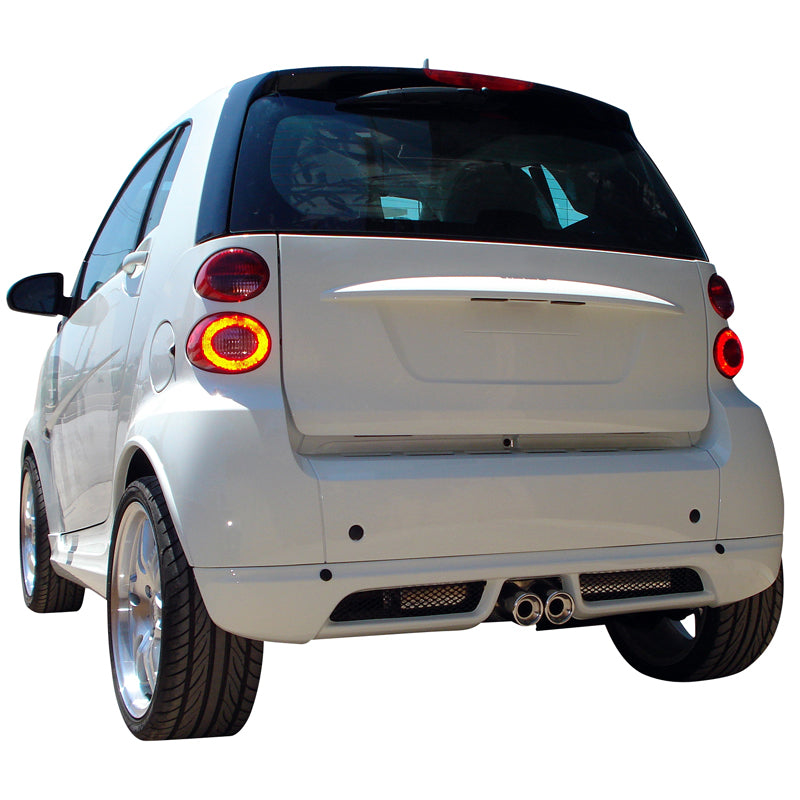 Motordrome, jupe de pare-chocs arrière, convient à MCC Smart ForTwo 4/2007- (ABS)