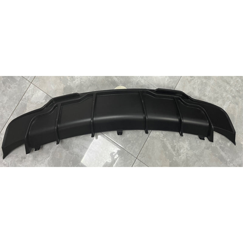 AutoStyle, Trunk diffuser with corner wings - Glossy black - 3-piece for Tesla Model 3 2017-