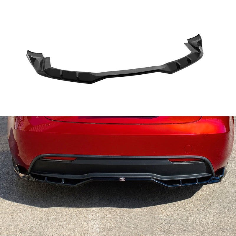 Motordrome, Rear lip, Gloss Black, fits Tesla Model 3 Highland (Facelift) (2024-)