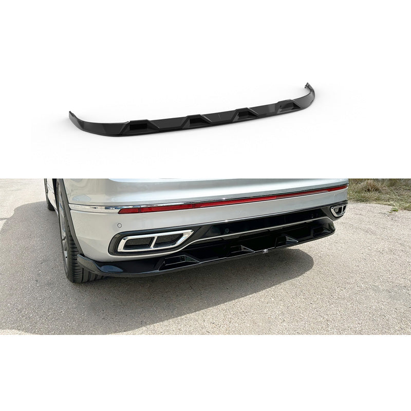 Motordrome, Lèvre inférieure arrière, compatible avec Volkswagen Tiguan II (AD1) R / R-Line Facelift (2020-2024), ABS