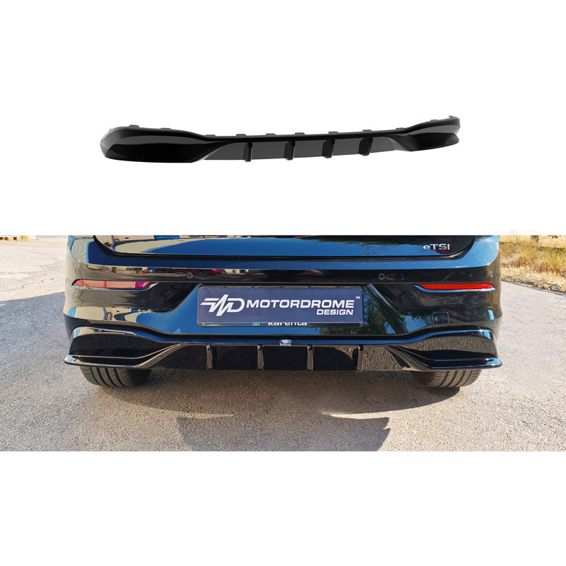 Motordrome, Rear lip, fits Volkswagen Golf VIII (2020-) incl. Facelift, ABS