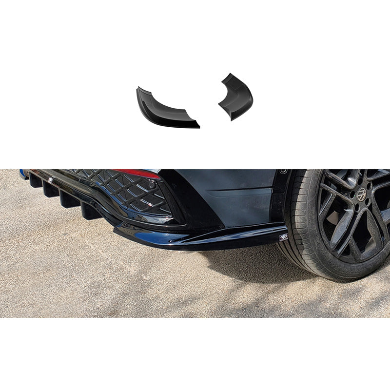 Motordrome, Rear Bumper Splitters, ABS, fits Volkswagen Tiguan III (CT1) R-Line (2024-)