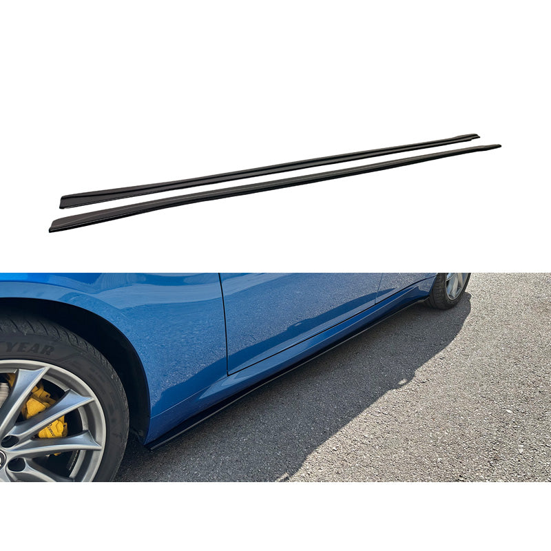 Motordrome, sideskirts, past op Alfa Romeo Giulia 2015- (ABS glanzend zwart)