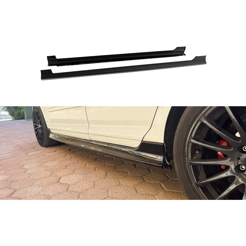 Motordrome, Side Skirts, Gloss Black, Fits Audi A3 8P Sportback (2005-2012)