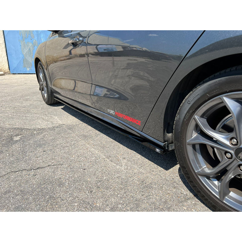 Motordrome, Side skirts, fits Ford Focus IV ST/ST-Line HB 2018-2022 (ABS Glossy black)