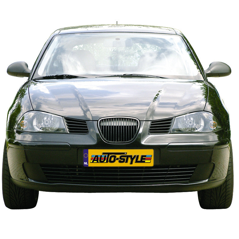 AutoStyle, calandre sport, convient à Seat Ibiza/Cordoba 6L 2002-2008 (avec contour noir)