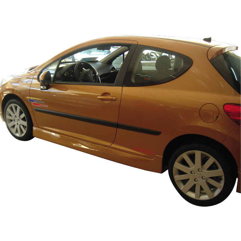Motordrome, sideskirts, geschikt voor Peugeot 207 2006- 'Type A' (ABS)