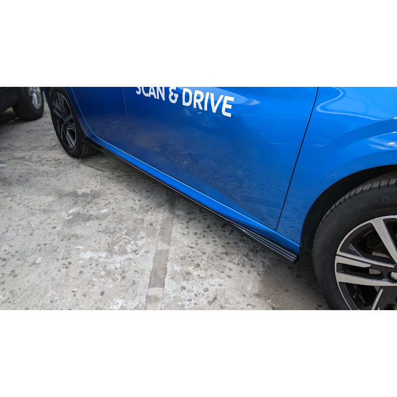 Motordrome, Side skirts, fits Peugeot 208 II 2019- (ABS)