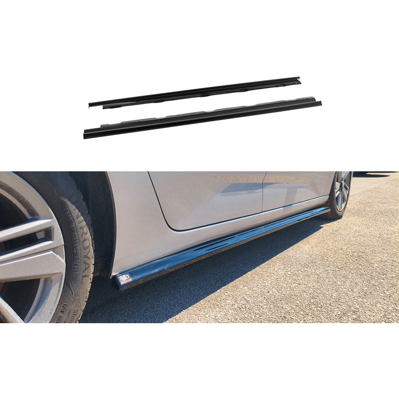 Motordrome, Side Skirts, Gloss Black, Fits Peugeot 308 III SW (2021-)