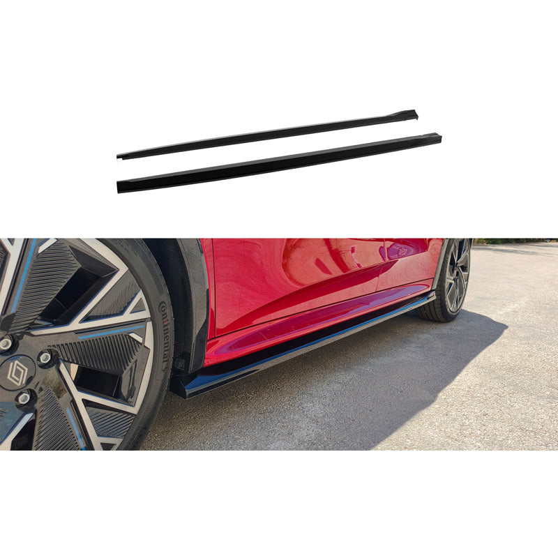 Motordrome, sideskirt, glans zwart, past op Renault Clio VI (2026-)