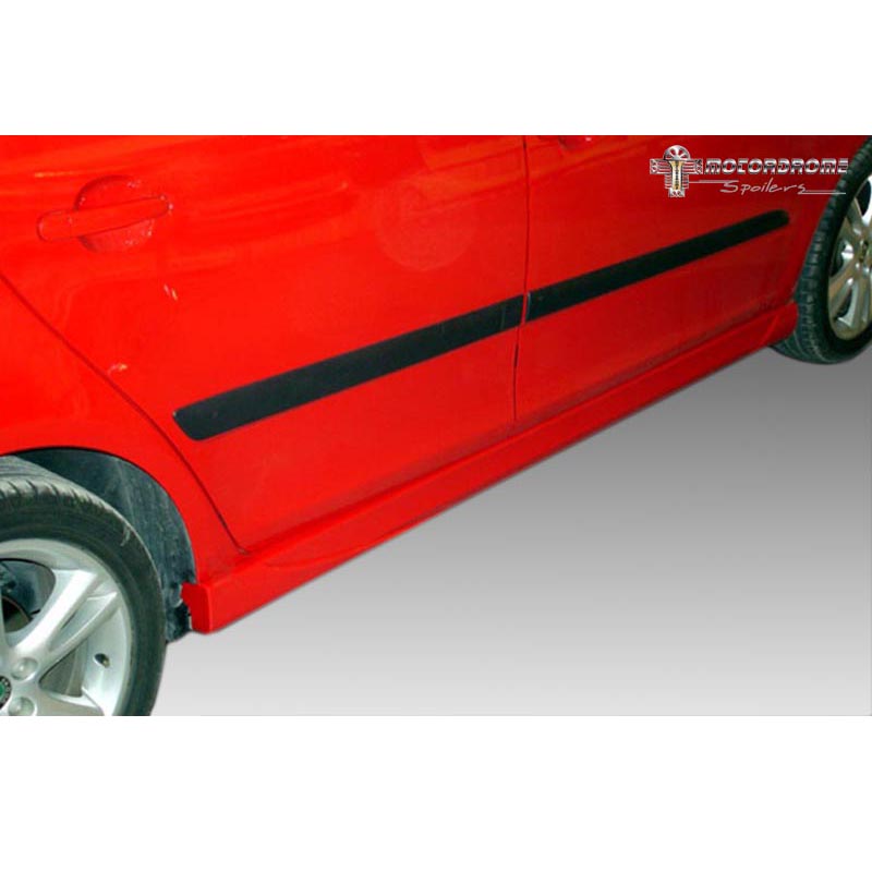 Motordrome, sideskirts, geschikt voor Skoda Fabia II 2007-2010 (ABS)