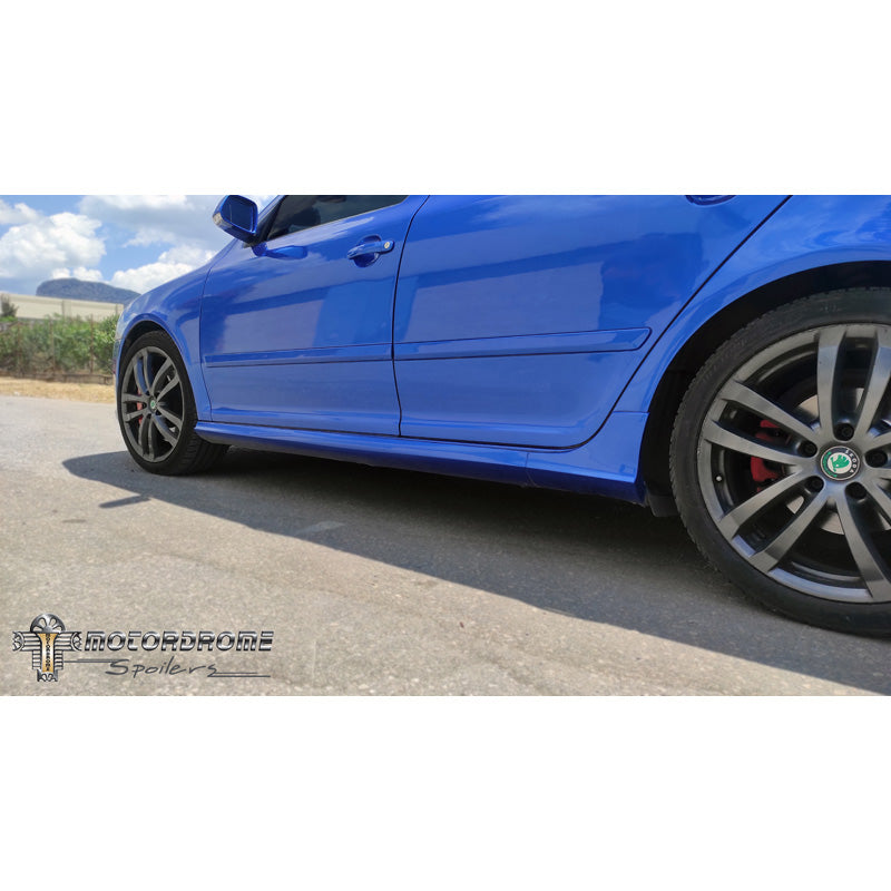 Motordrome, Side skirts, fits Skoda Octavia II Sedan/Wagon 2004-2012 (ABS)