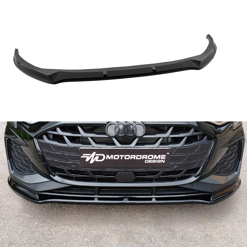 Motordrome, Front Spoiler, ABS, fits Audi A3 (8Y) Sportback & Sedan S-Line / S3 Facelift (2024-)