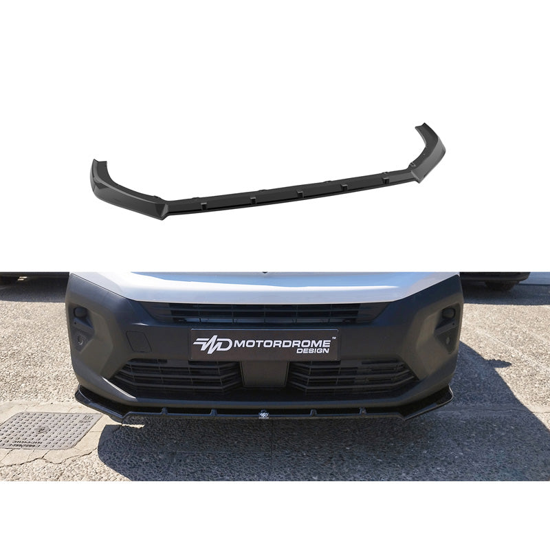 Motordrome, Front spoiler, ABS, fits Citroën Berlingo Facelift (2023-), Opel Combo Facelift (2023-), Peugeot Partner Facelift (2023-)