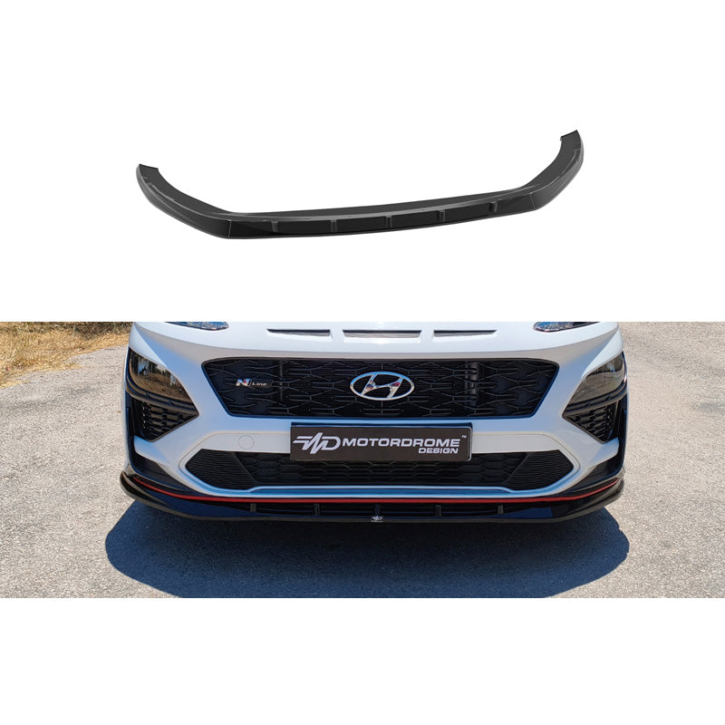 Motordrome, Front spoiler, ABS, fits Hyundai Kona mk1 Facelift (2020-2023)