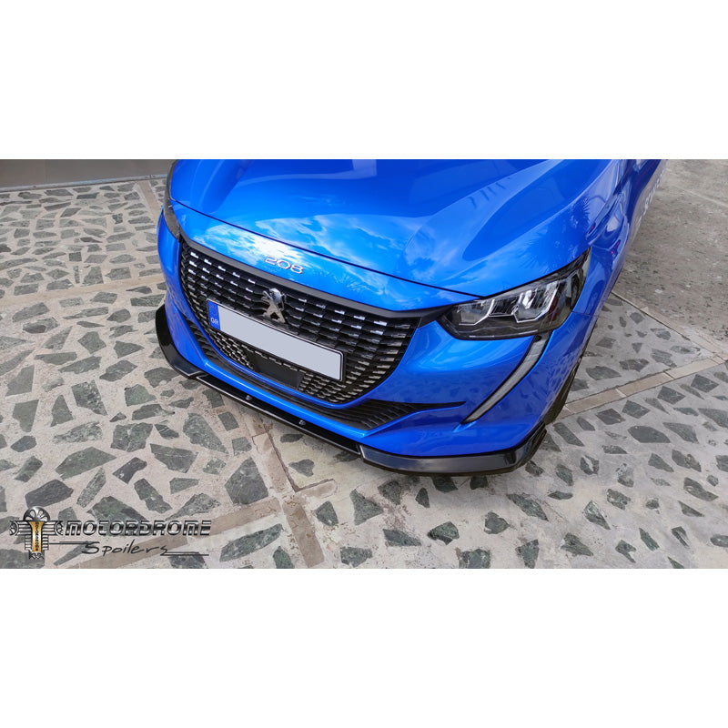 Motordrome, Front spoiler, Fits Peugeot 208 II 2019- excl. GT-Line (ABS)