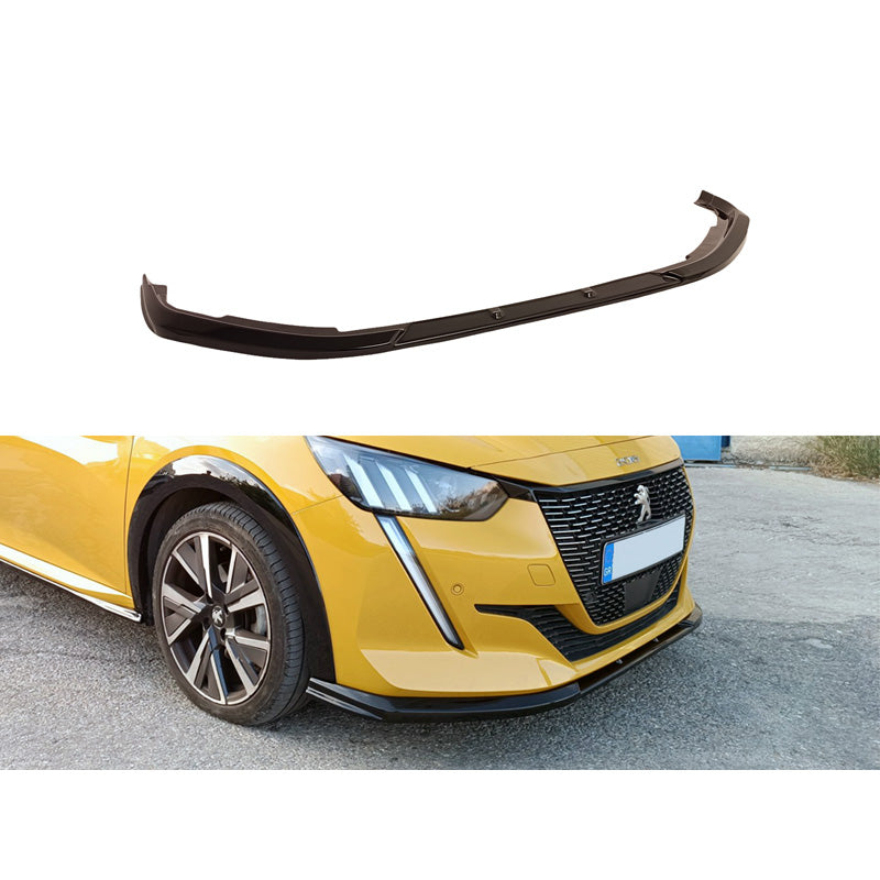 Motordrome, Front spoiler V.2, Fits Peugeot 208 II 2019- (ABS)