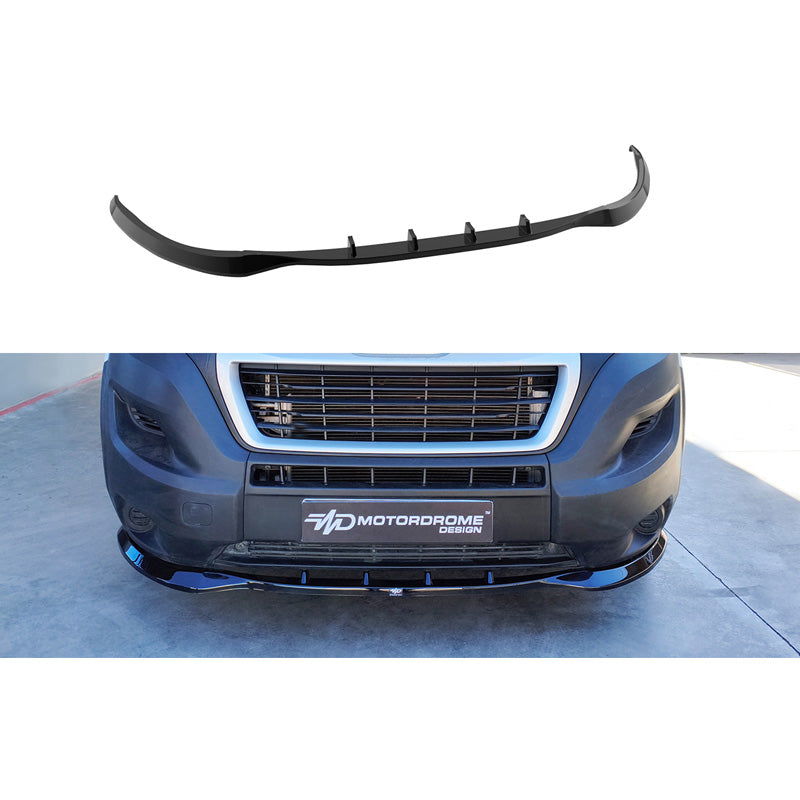 Motordrome, Front spoiler, ABS, fits Peugeot Boxer/Citroën Jumper/Fiat Ducato mk3 Facelift (2024-) & Opel Movano C Facelift (2021-)