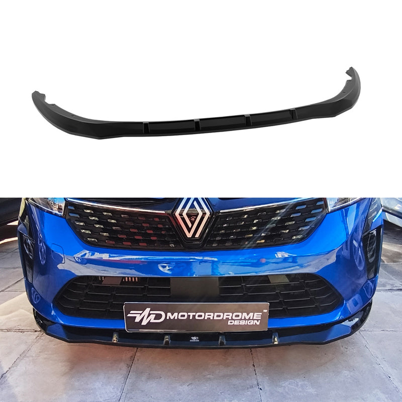 Motordrome, Spoiler avant, compatibles avec Renault Clio V 5 portes Facelift (2023-2025), ABS
