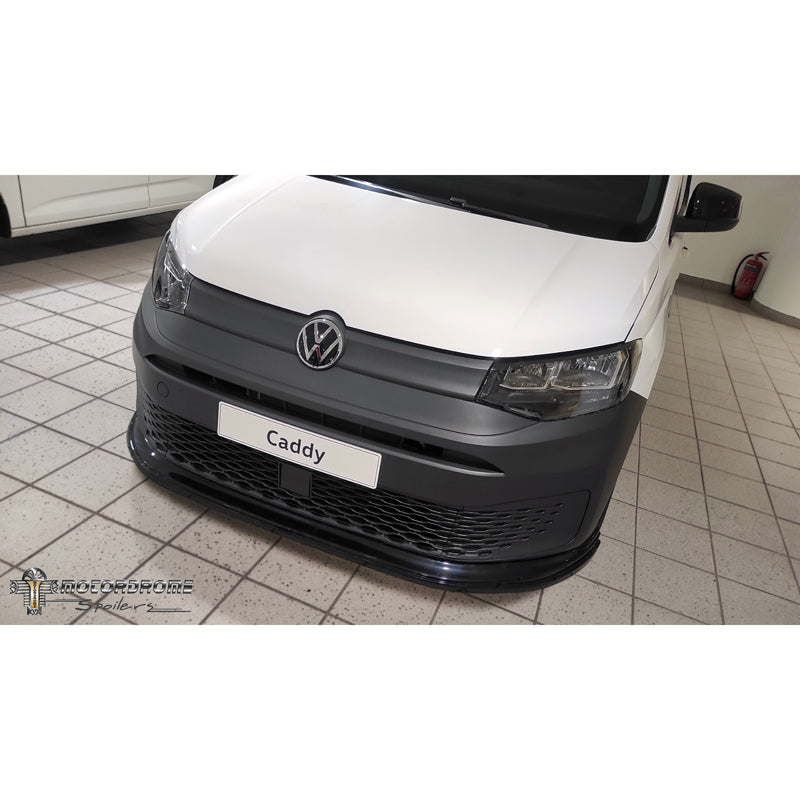 Motordrome, Front spoiler, fits Volkswagen Caddy V Box/MPV 2020- (ABS)