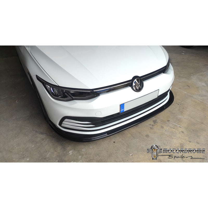 Motordrome, Front spoiler, fits Volkswagen Golf VIII HB/Variant 2020- excl. R/R-Line/GTi/GTD/GTE (ABS)