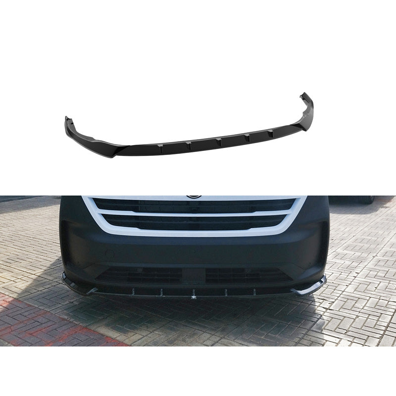 Motordrome, Front Spoiler, fits Volkswagen Transporter T7 & T7 Caravelle (2024-), Gloss Black