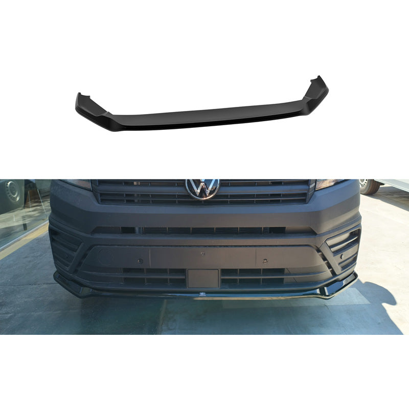 Motordrome, spoiler avant, ABS noir brillant, s’adapte à Volkswagen Crafter II (2016-) & MAN TGE (2017-) avant restylage