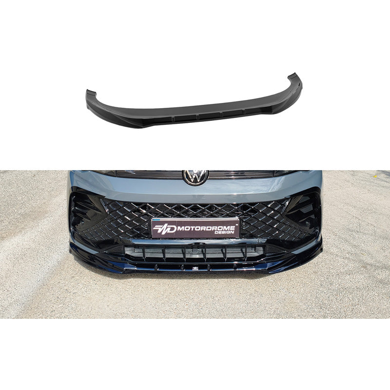 Motordrome, Front Spoiler, Gloss Black, fits Volkswagen Tiguan III (CT1) R-Line (2024-)