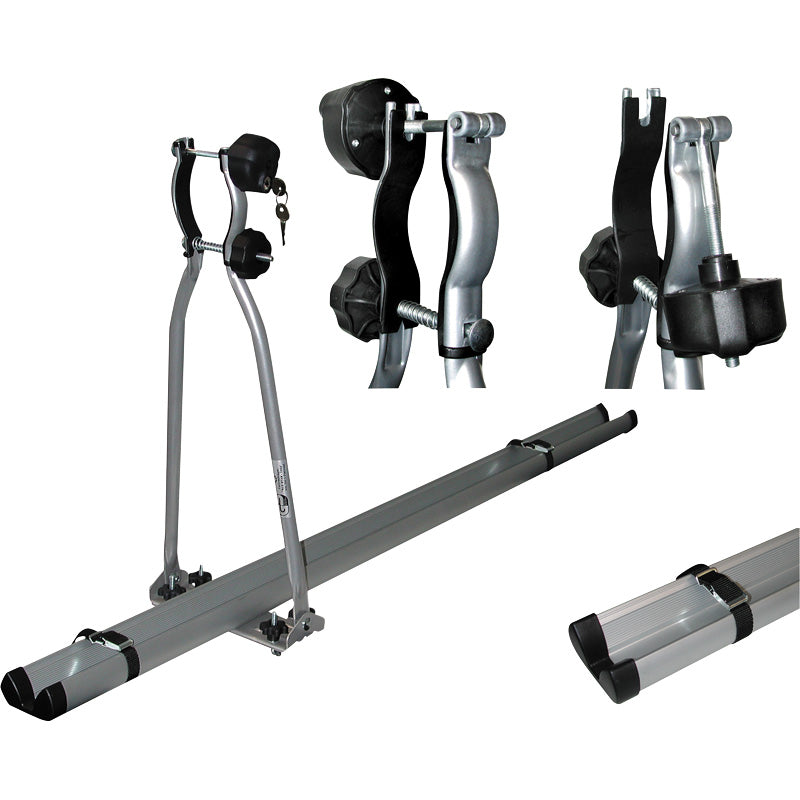 Pro-User, AluStar roof carrier for bicycle - 1 bicycle - aluminum - up to 15kg