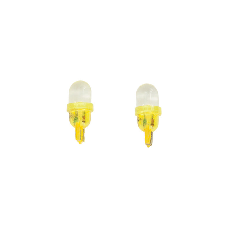 AutoStyle, Ampoules LED T-10 12V - jaune - lot de 2 pièces