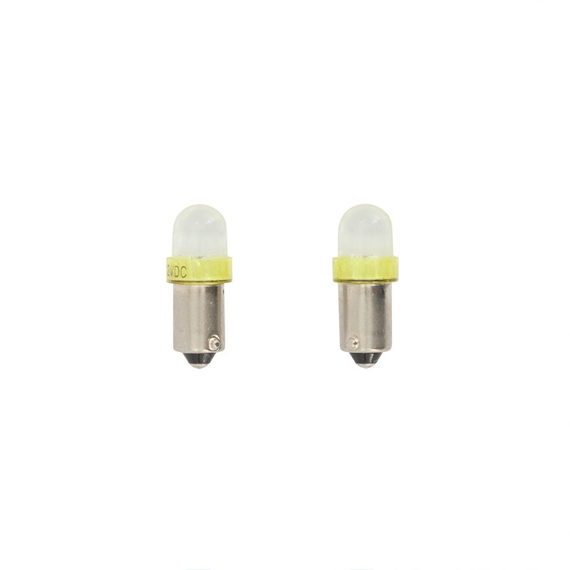 AutoStyle, BA9S LED Bulbs 12V Yellow - Set of 2 pcs.