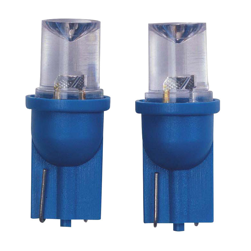 AutoStyle, Ampoules LED T-8 12V bleues grand angle - lot de 2 pièces