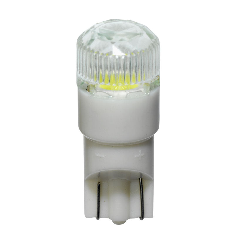 AutoStyle, T-10 LED Bulbs - 12V Xenon-Look White + Cap - Set of 2
