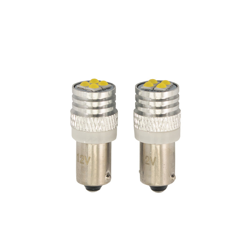 AutoStyle, BA9S LED Bulbs - 12V Xenon-Look White - 2 pcs - 200Lm - 7000K