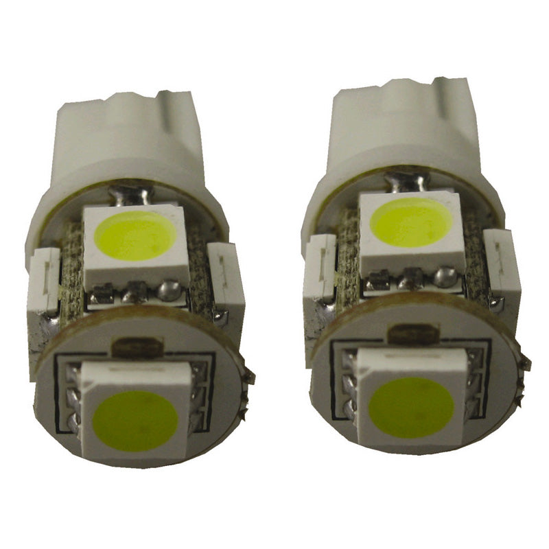 AutoStyle, T-10 LED Bulbs 12V Xenon-Look White - Set of 2 pcs. (5050-3 chips)
