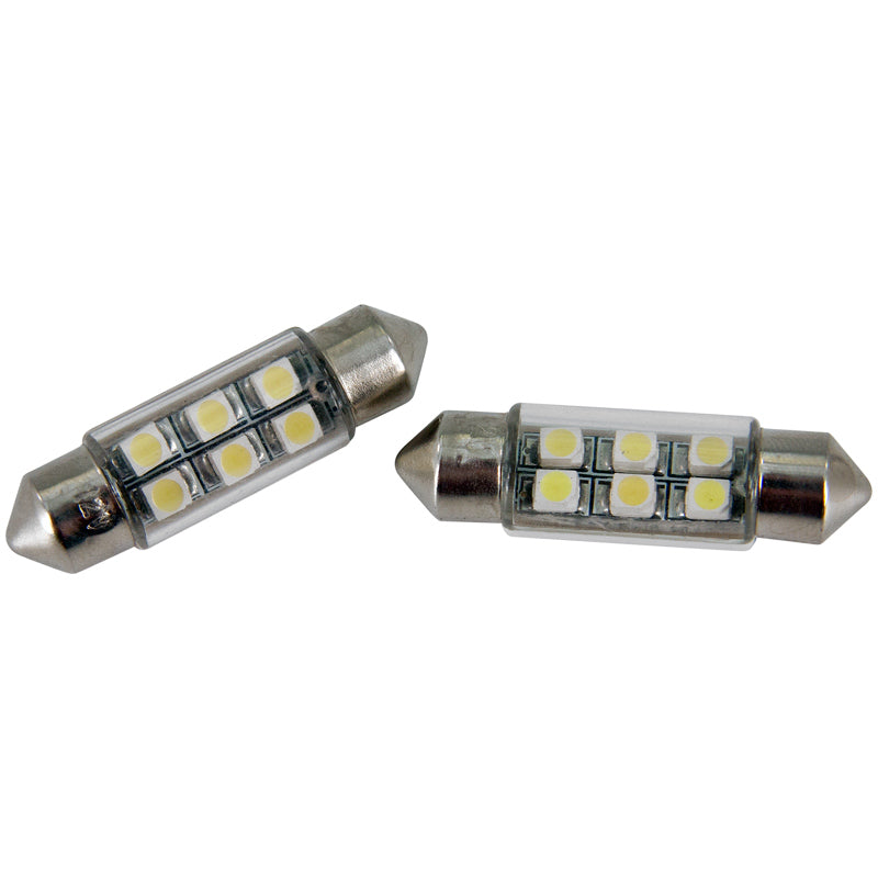 AutoStyle, SMD LED Interior Light - White - 37x10mm, Set of 2 pcs.