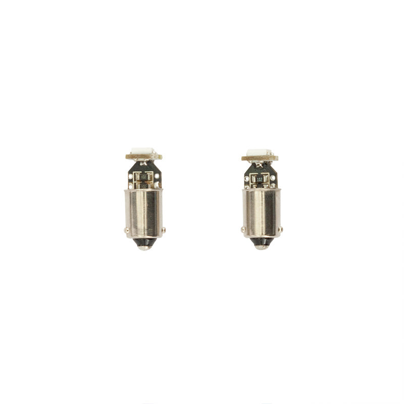AutoStyle, Ampoules SMD/LED effet xénon BAX9S (H6) - blanche - 12V - 2 pièces