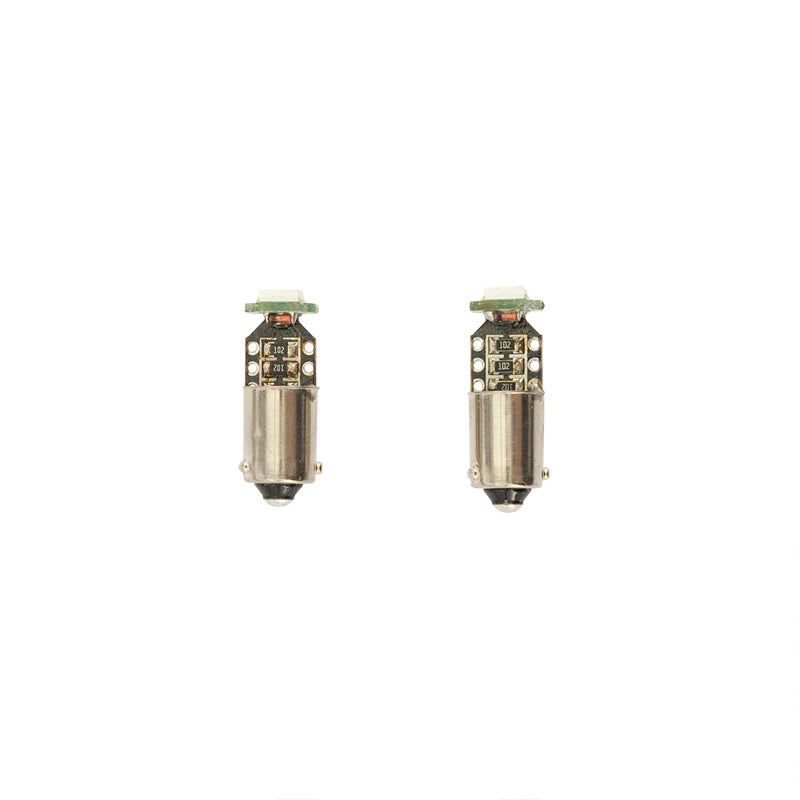 AutoStyle, Xenon-Look SMD/LED Bulbs BAX9S (H6) - White - 12V - Set of 2 pcs.