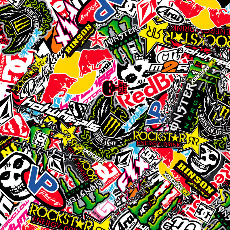 AutoStyle, Stickerbomb Film - Graffiti Design 2 - Roll 60x200cm - Self-adhesive