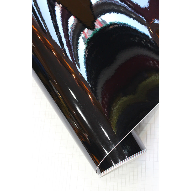 AutoStyle, Car Wrap Film with Air Channels - Glossy Black - 152x200cm