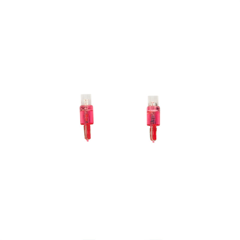 AutoStyle, ampoules LED T-5 pour instrumentation - rouge - 12V - lot de 2 pièces