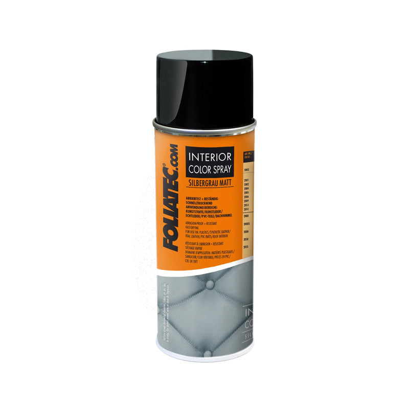 Foliatec, Interieur spuitverf - zilvergrijs mat 1x400ml