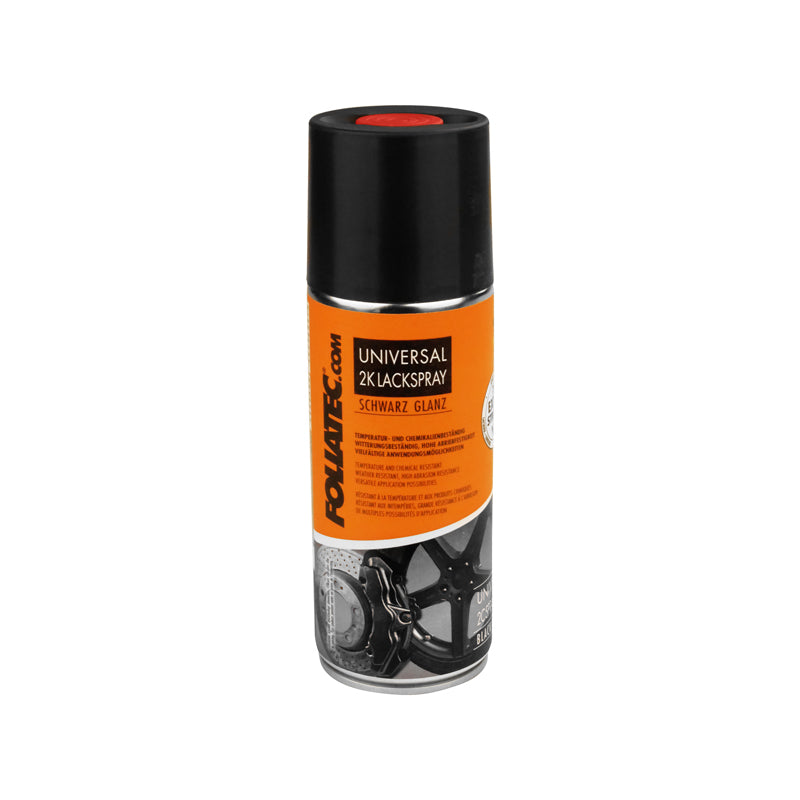 Foliatec universele 2C-spuitlak - zwart glanzend 1x400ml