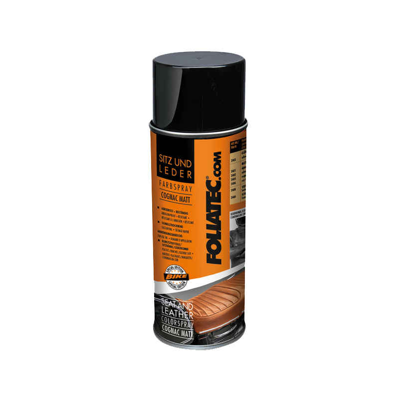Foliatec Seat & Leather Color Spray - cognac mat 1x400ml